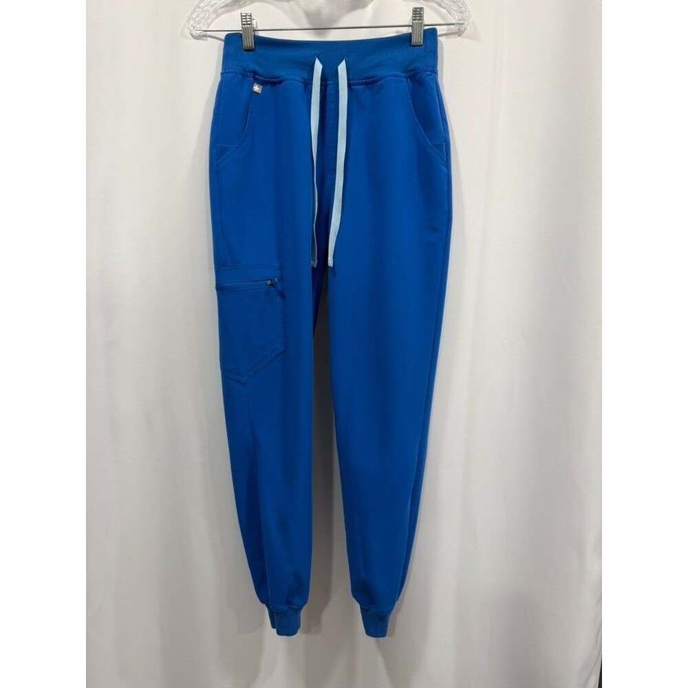 Figs Woman's XS High Waist Zamora Jogger Scrubs Blue 648